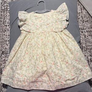 Janie and Jack Floral Cream Dress